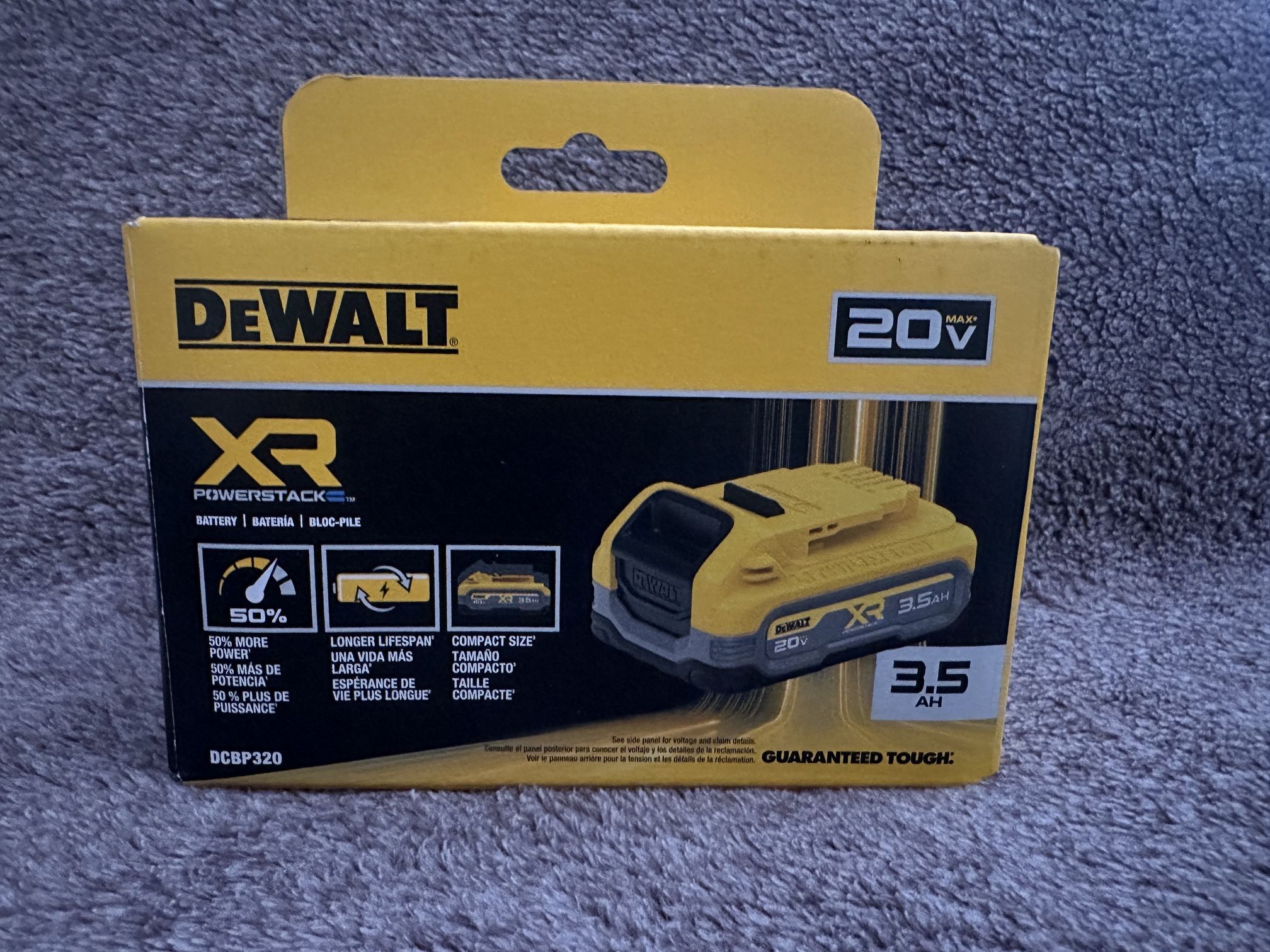 Dewalt 20v PowerStack 3.5ah Battery (new)