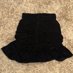 Ruffled Pencil Skirt