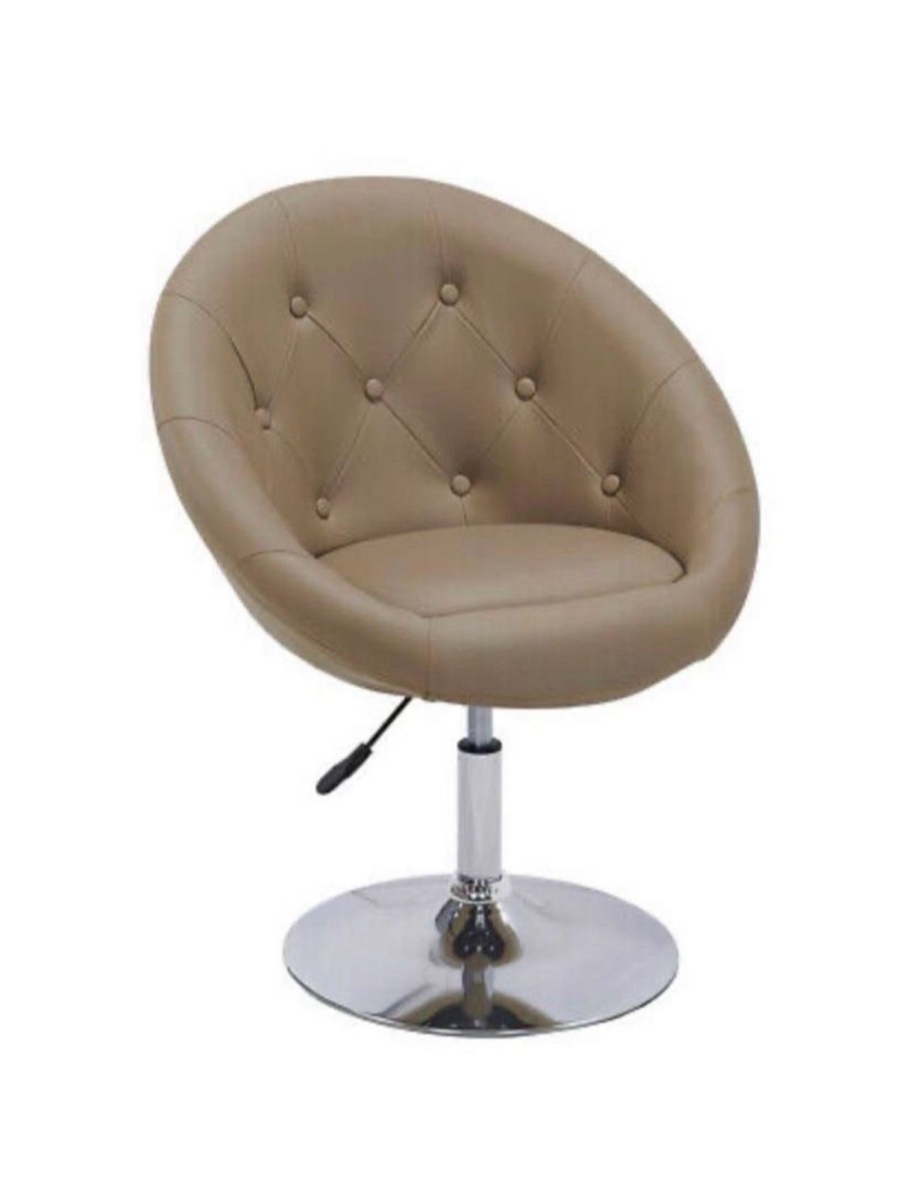 Vanity makeup Accent Swivel Chair Tufted
