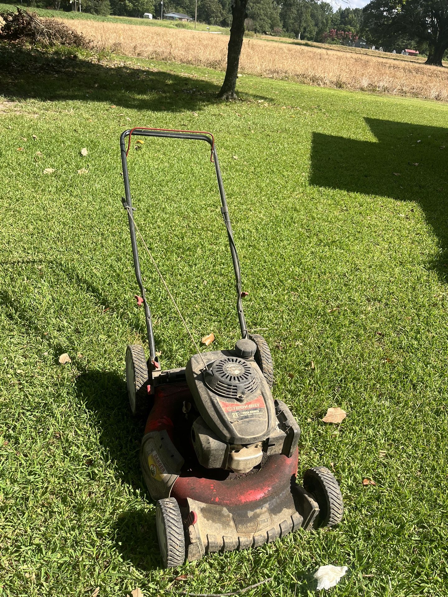 Previously Used Troy-bilt Red Push Mower