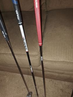 Putters Taylor made ,Ping. Sand wedge  Taylor made 4 iron