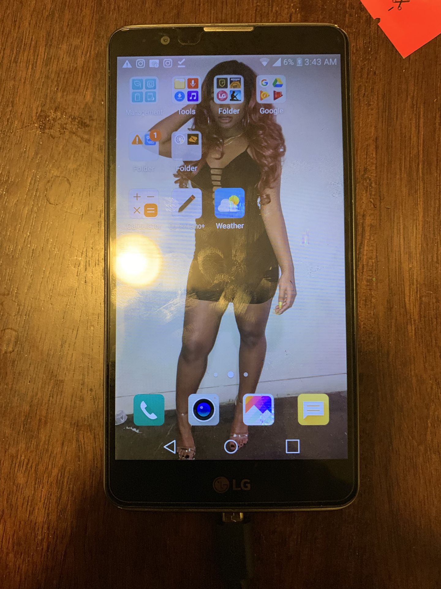 LG Stylo 2 with pen