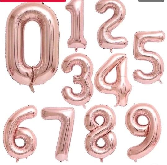 Giant Number Balloons 30th Birthday