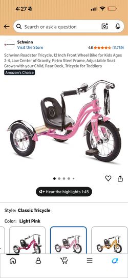 Tricycle for toddlers