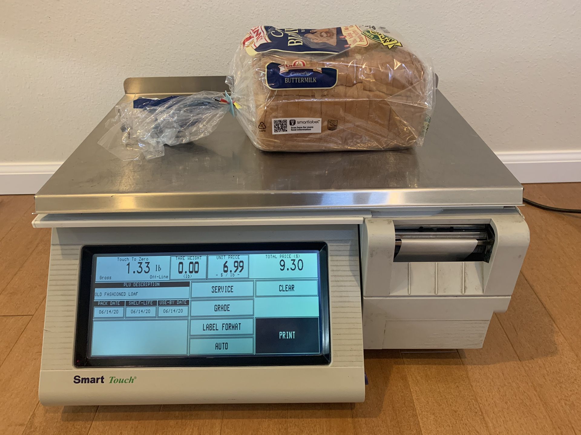 Mettler Toledo Smart Touch Scale / Printer Model 8461 Deli Bakery Produce