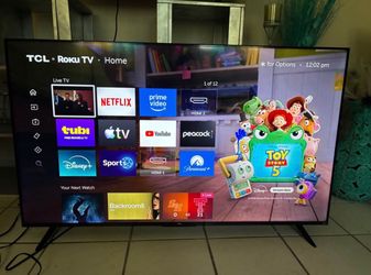 55 inch  - TCL Roku smart 4k UHD