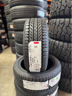 215/45/17 Kumho ecsta 4 new tires including installation and balance