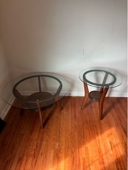 Glass Coffee and end table