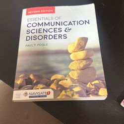 Essentials Of Communication Science & Disorders Book Second Edition Paul T. Fogle