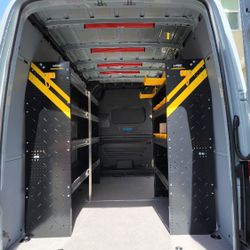 MERCEDES SPRINTER SHELVES AND PARTITION