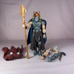 Marvel Legends Allfather Odin / Thor BAF Complete (2015)