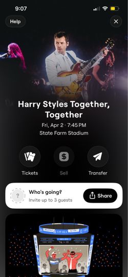 Harry Styles Tickets Glendale, Arizona State Farm Stadium