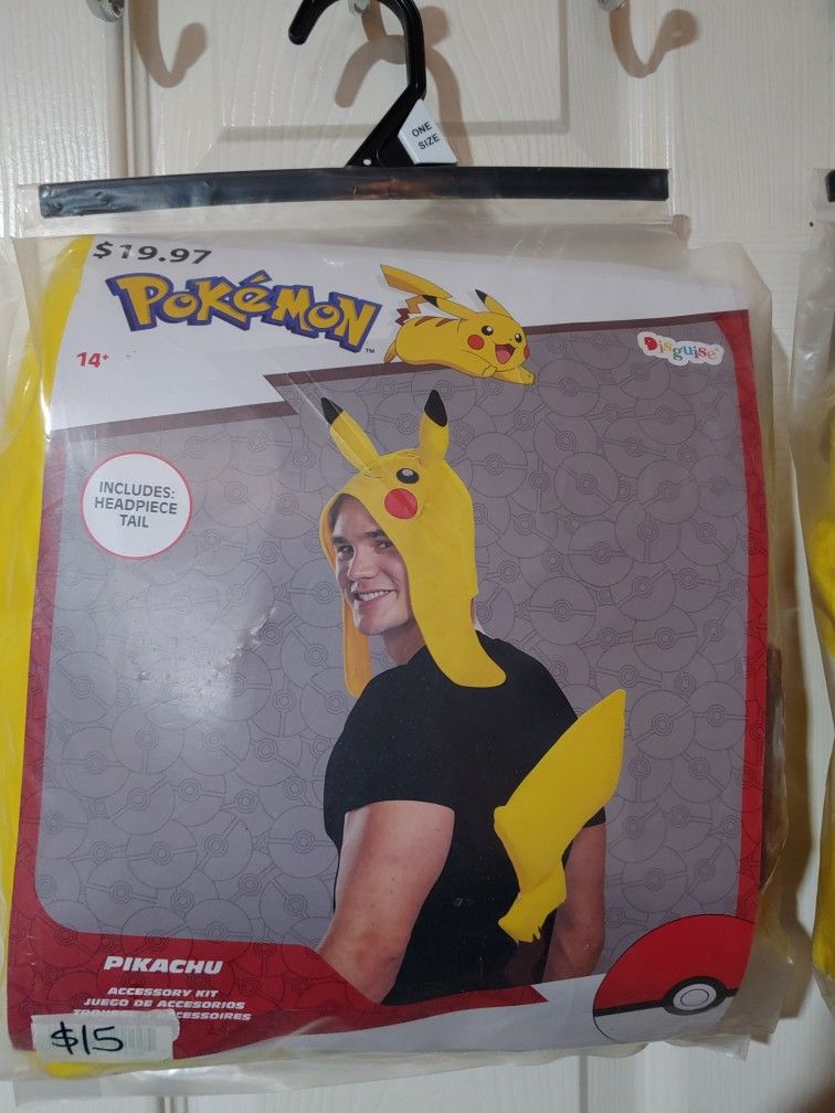 Pokemon Pikachu Costume Size (One Size) $15
