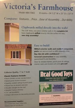 Litchfield Milled Dollhouse Kit - $211.20 : Miniature Dollhouses & Doll  House Supplies