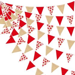 Strawberry Burlap Banners