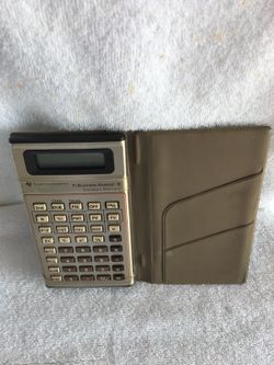 TI Business Analyst II Calculator, Constant Memory