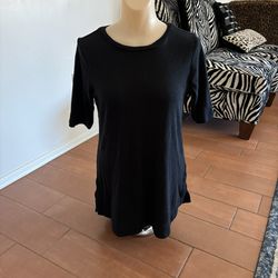 Pima Cotton Shirttail Tunic 🖤 by J. Jill size S Petite 