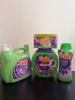 Gain Laundry Bundle [detergent / softener / beads / sheets]