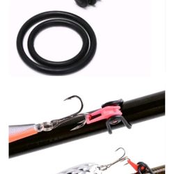 10 Piece Fishing Tackle Hook Secure Keeper Holds And Secures Hooks In Place,New