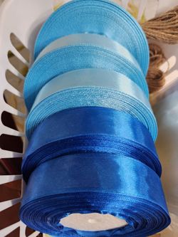 Set Of 6 Satin Ribbon Rolls 🎀/  Set de 6 rolllos de liston de satin