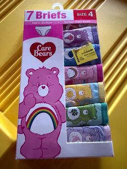 Care Bears Girls' Briefs 7-Pack Size 4