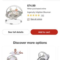 Ingenuity enlightened baby bouncer