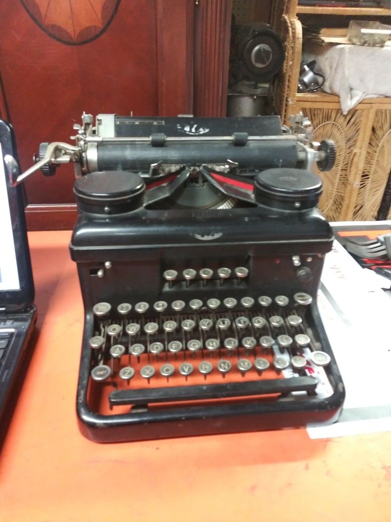 Antique royal typewriter