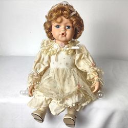 8" Bubble-Blowing Porcelain Doll #20780 #BDJ 