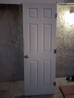 Door 28x80 interior 6 panel solid