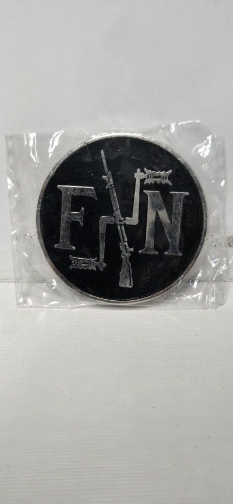2018 FN HERSTAL LOGO STEEL CHALLENGE COIN