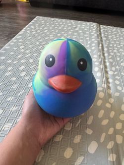 Squishy tye dye duck