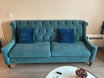 Blue Sofa Couch