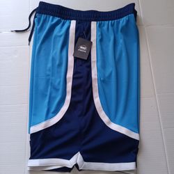 Size 3XL WSS University Blue Men's Basketball Shorts