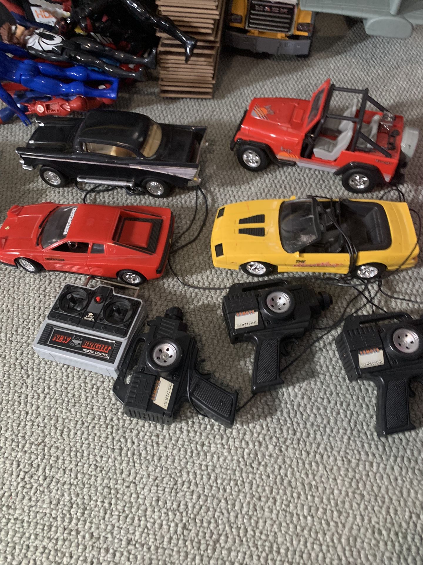 Vintage RC Car Lot Of 4