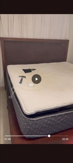 King Platform Bed with drawers.