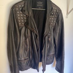 All Saints Leather Jacket, Large