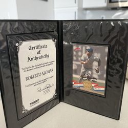 Signed Roberto Alomar Donruss MVP Card 