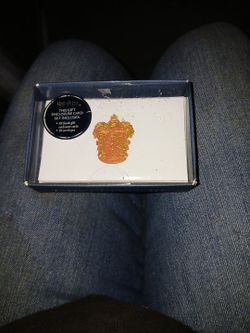 Harry Potter 10 Blank Gift Enclosure Cards With 10 Envelopes