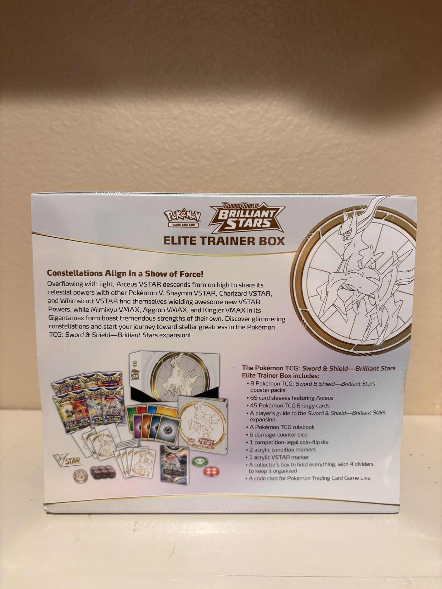 pokemon tcg sword & shield brilliant stars booster box Amazon.com: Pokemon Sword and Shield Brilliant Stars Build and Battle Box main image 1