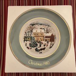 1980 Edgewood Christmas Plate