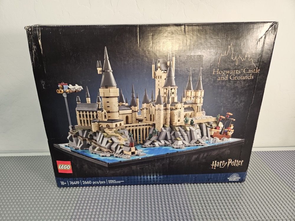 Lego Harry Potter Hogwarts Castle And Grounds 76419 New Damaged Box