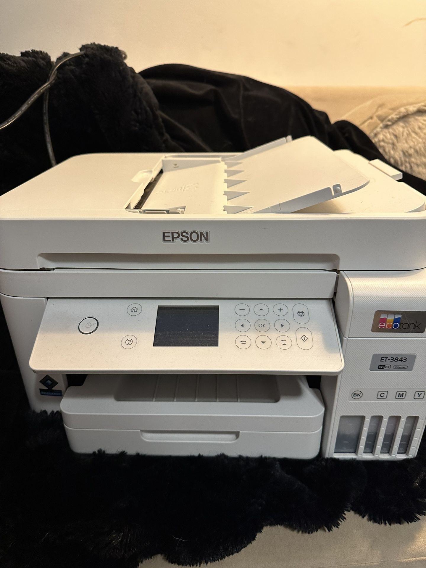 Printer Color Epson Eco Tank ET-3843 With Ink