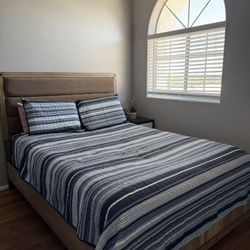Queen Bed Frame With Box Spring 