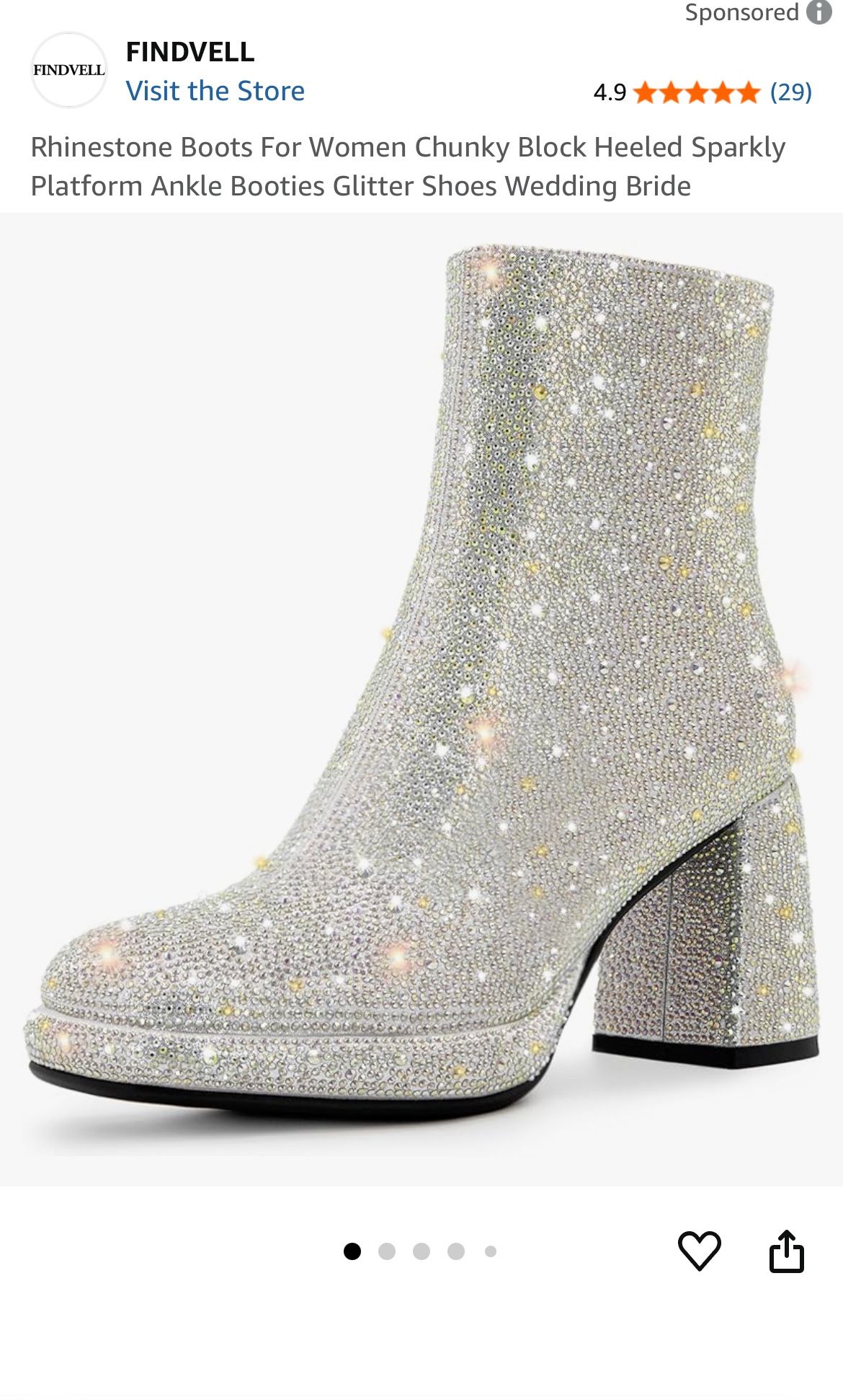 Rhinestone Boots