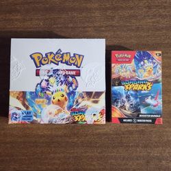 Pokemon Cards Scarlet and Violet Surging Sparks Booster Box and Booster Bundle 