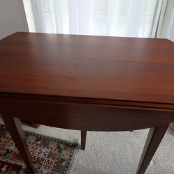 Solid Cherry Wood Dropleaf Dining Table