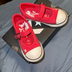 Girls Size 9 Mary Jane Converse 