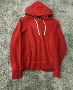 Red Polo Ralph Lauren Hoodie