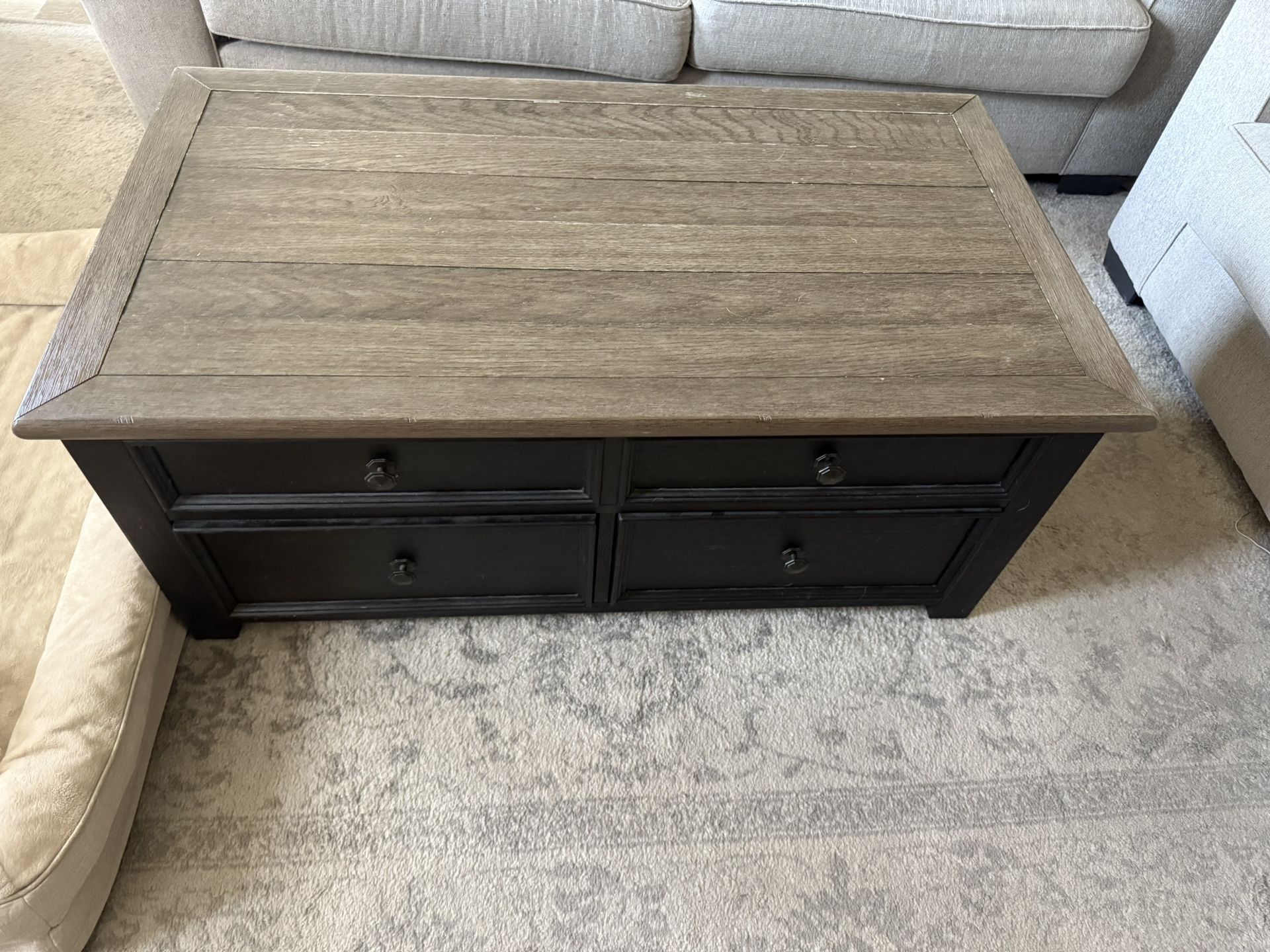 Coffee table & two end tables