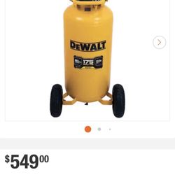 DEWALT 26 Gal. 175 PSI Ultra Quiet Portable Electric Air Compressor